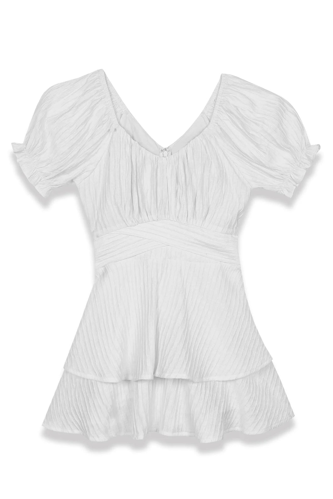 Katie J Delilah Dress in White