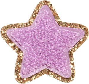 Stoney Clover Glitter Varsity Star Patch in Grape