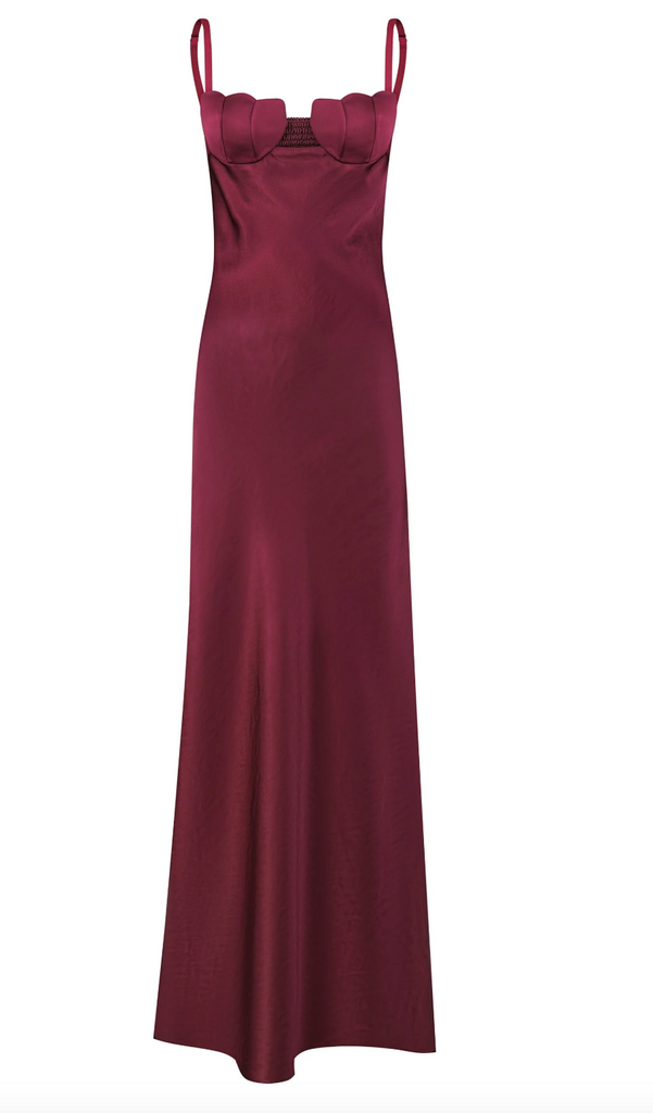 anna october tulip satin maxi dress in Aubergine – mitylene Color:Bermuda Blue Age group eoss-julysale NWT Lulus Our Perfect