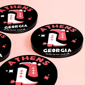 Tart By Taylor Athens Kickoff Coasters | Set of 4