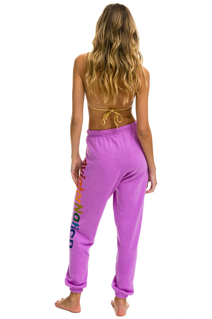 Aviator Nation Venice Logo Sweatpants in Neon Pink – mitylene