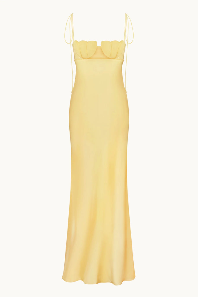 Anna October Tulip Dress in Yellow – mitylene