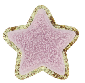 Stoney Clover Varsity Glitter Star Patch in Lilac