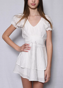 Katie J Delilah Dress in White