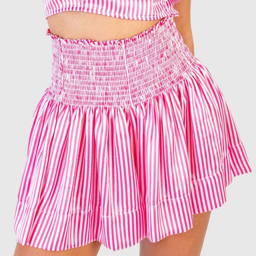 Koch Erica Skirt in Italian Pink Stripe