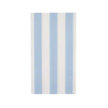 Sky Blue Cabana Stripe Guest Napkins