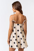 Mitylene Polka Dot Bubble Hem Mini Dress