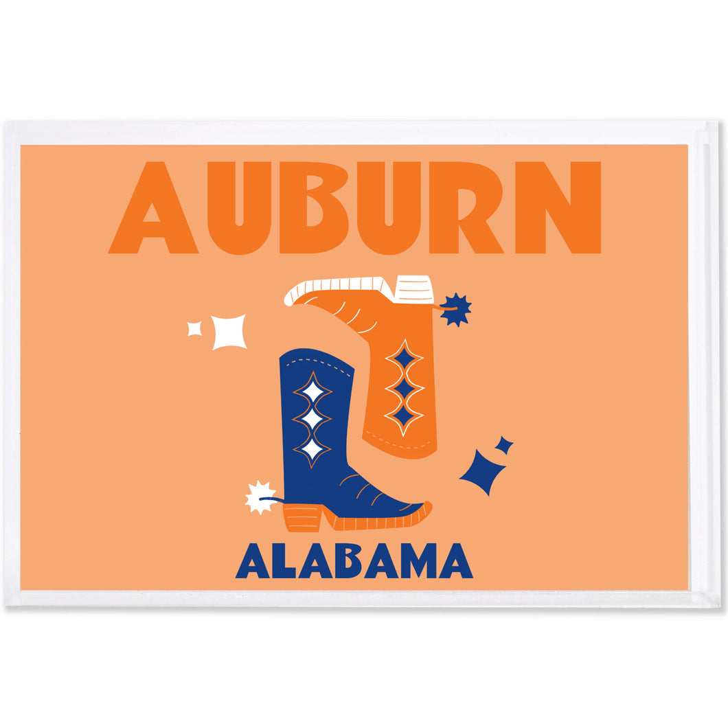 Small Auburn Kickoff Tray