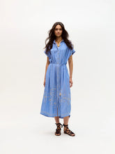 Carolina K Valerie Kaftan Blues Stripes