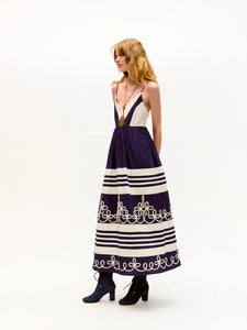Carolina K Amelia Dress Navy – mitylene