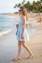 Eyelet Lace Mini Dress