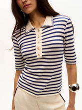 Carolina K Helena Polo Shirt Navy