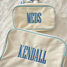 Extra Large Canvas Makeup Bag
