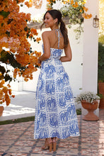 Mitylene Boho Halter Maxi Dress