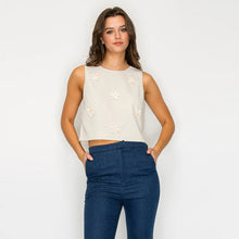 Shell Trim Crop Top