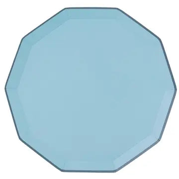 Sky Blue Premium Dinner Plates