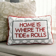 Roll Tide Needlepoint Pillow