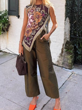 Asymmetrical Fringe Top