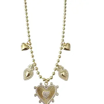 Mitylene Cali Heart Necklace