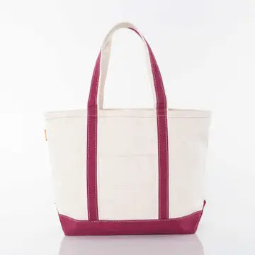 Medium Classic Tote in Maroon