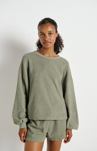 American Vintage Bobypark Sweatshirt in Argile