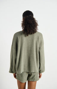 American Vintage Bobypark Sweatshirt in Argile