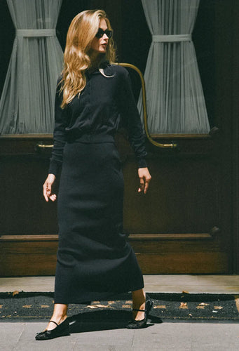 Ciao Lucia Matthea Skirt Midnight Knit