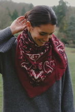 Maison Lecomte Flament Scarf Bandana Bourdeaux
