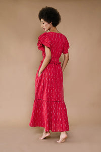 Daydress Amber Dress in Red Ikat