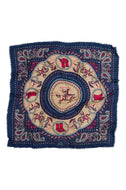 Maison Lecomte Flament Scarf Rodeo Navy