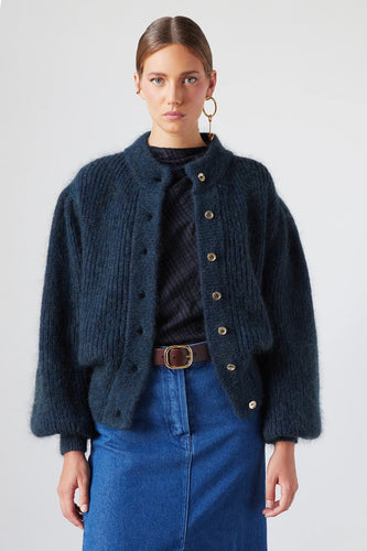 The Label Edition Leandra Cardigan Forest