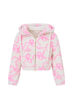 LoveShackFancy Darcelle Bomber Jacket in Pastry Pink