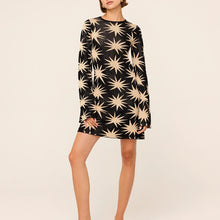 Kitri Greta Star Lurex Mini Knit Dress