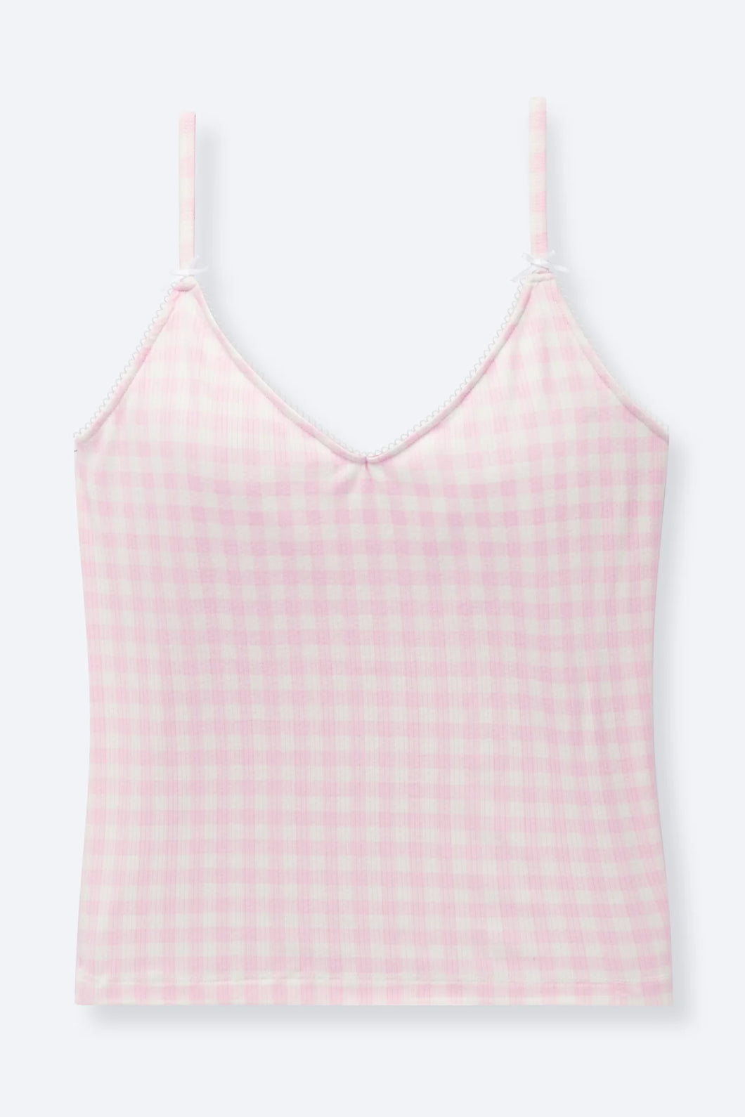 Happy Camp3r Pink Gingham Olivia Tank