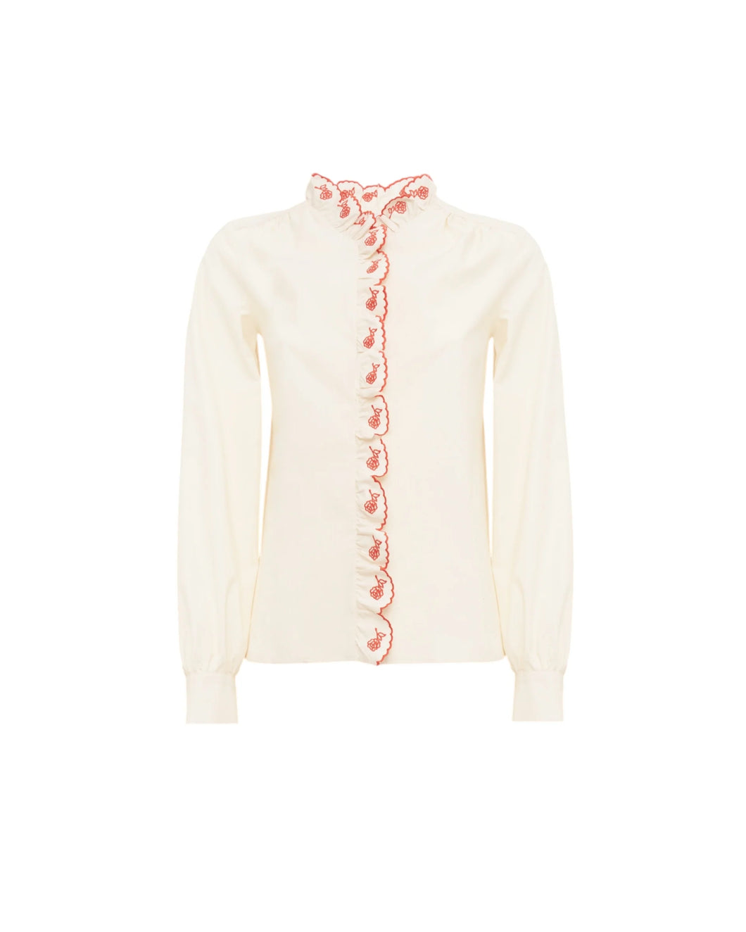 Loretta Caponi Barga Shirt in Crema