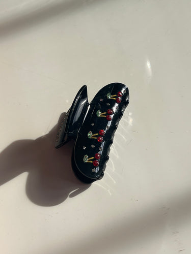 Black Cherry Claw Clip