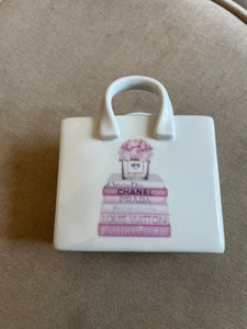 Chanel Pink Bookstack Bag Tote