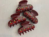 Red Cherry Claw Clip