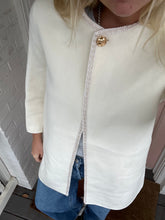 Lady Topcoat with Textured Trim