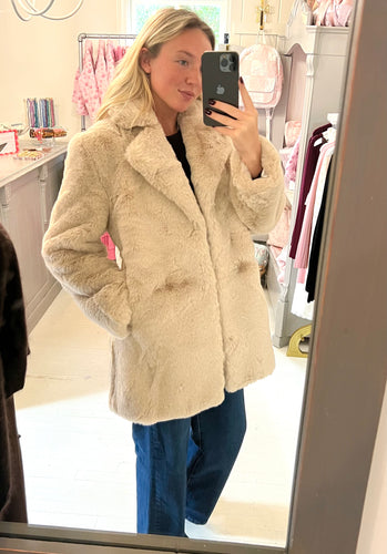Faux Fur Long Coat