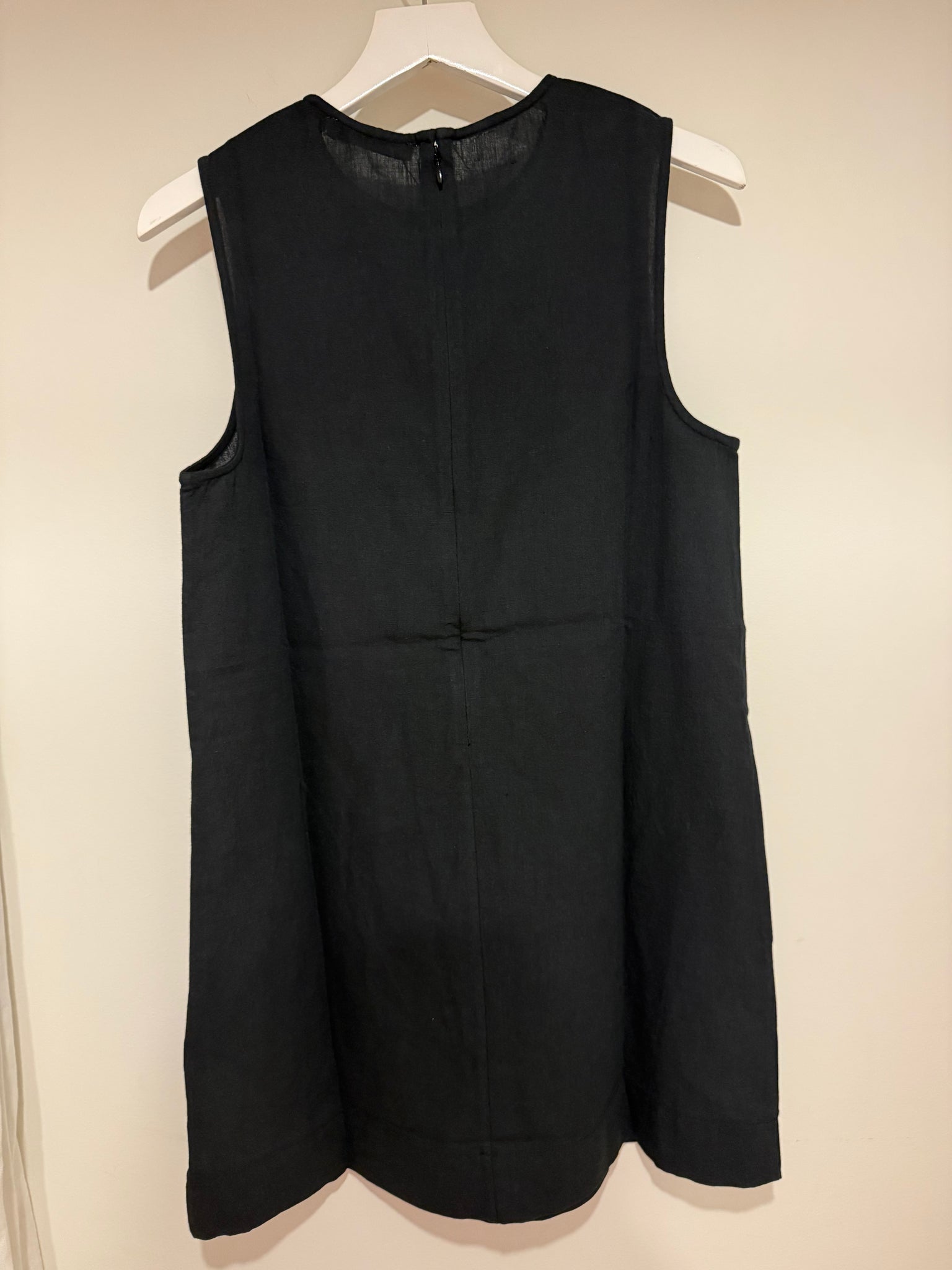 lucia mini cotton dress Lucia Trapeze Cotton Sleeveless Mini Dress
