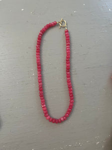Mitylene Candie Necklace in Pink