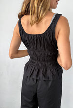 Ciao Lucia Gigi Black Cotton Poplin Top