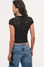LoveShackFancy Lucas Tee Black