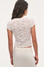 LoveShackFancy Lucas Tee Ivory