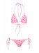 LoveShackFancy Harbor Bikini in Cherry Pink