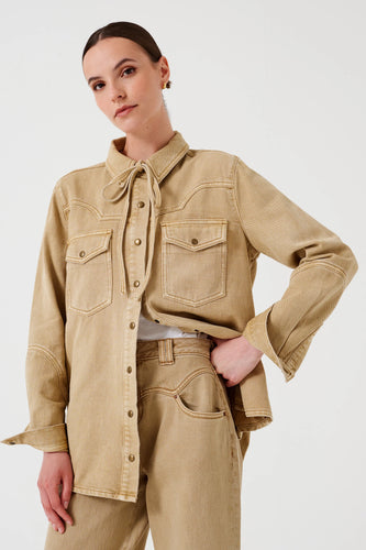 Seventy & Mochi Mia Shirt in Desert Sand