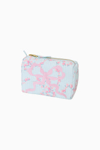 LoveShackFancy Octavia Pouch in Spruce Mint