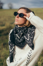 Maison Lecomte Flament Scarf Bandana Black