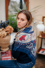 Maison Lecomte Flament Scarf Rodeo Navy